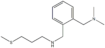 dimethyl({[2-({[3-(methylsulfanyl)propyl]amino}methyl)phenyl]methyl})amine 구조식 이미지