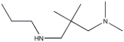 dimethyl({2-methyl-2-[(propylamino)methyl]propyl})amine 구조식 이미지