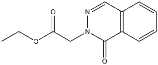 ethyl 2-(1-oxo-1,2-dihydrophthalazin-2-yl)acetate 구조식 이미지