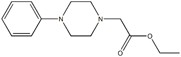 ethyl 2-(4-phenylpiperazin-1-yl)acetate 구조식 이미지