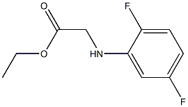 ethyl 2-[(2,5-difluorophenyl)amino]acetate 구조식 이미지