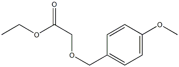 ethyl 2-[(4-methoxyphenyl)methoxy]acetate 구조식 이미지