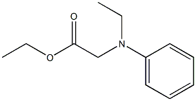ethyl 2-[ethyl(phenyl)amino]acetate 구조식 이미지