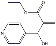 ethyl 2-[hydroxy(pyridin-4-yl)methyl]prop-2-enoate Structure