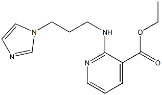 ethyl 2-{[3-(1H-imidazol-1-yl)propyl]amino}pyridine-3-carboxylate Structure
