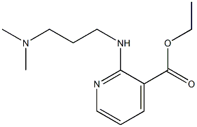 ethyl 2-{[3-(dimethylamino)propyl]amino}pyridine-3-carboxylate 구조식 이미지