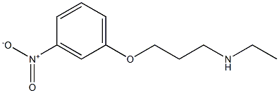 ethyl[3-(3-nitrophenoxy)propyl]amine Structure