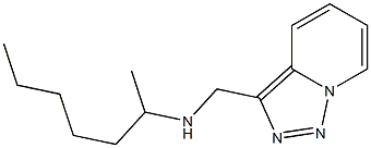 heptan-2-yl({[1,2,4]triazolo[3,4-a]pyridin-3-ylmethyl})amine Structure