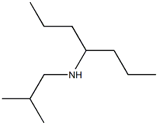 heptan-4-yl(2-methylpropyl)amine Structure