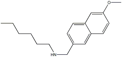 hexyl[(6-methoxynaphthalen-2-yl)methyl]amine Structure