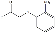 methyl [(2-aminophenyl)thio]acetate Structure