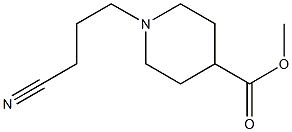 methyl 1-(3-cyanopropyl)piperidine-4-carboxylate Structure