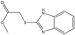 methyl 2-(1H-1,3-benzodiazol-2-ylsulfanyl)acetate Structure