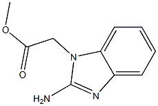 methyl 2-(2-amino-1H-1,3-benzodiazol-1-yl)acetate Structure