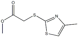 methyl 2-[(4-methyl-1,3-thiazol-2-yl)sulfanyl]acetate Structure