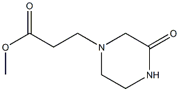 methyl 3-(3-oxopiperazin-1-yl)propanoate 구조식 이미지