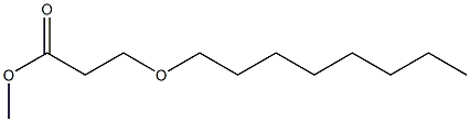 methyl 3-(octyloxy)propanoate 구조식 이미지