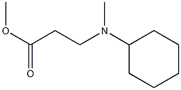 methyl 3-[cyclohexyl(methyl)amino]propanoate 구조식 이미지