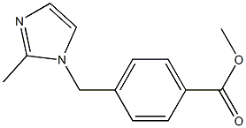 methyl 4-[(2-methyl-1H-imidazol-1-yl)methyl]benzoate Structure