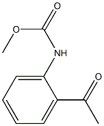 methyl N-(2-acetylphenyl)carbamate Structure