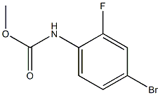 methyl N-(4-bromo-2-fluorophenyl)carbamate Structure