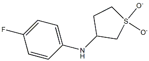 N-(1,1-dioxidotetrahydrothien-3-yl)-N-(4-fluorophenyl)amine 구조식 이미지