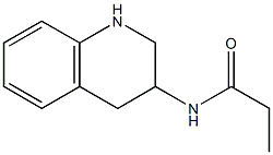 N-(1,2,3,4-tetrahydroquinolin-3-yl)propanamide Structure