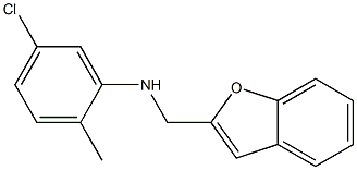 N-(1-benzofuran-2-ylmethyl)-5-chloro-2-methylaniline 구조식 이미지