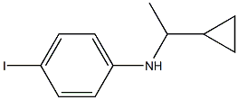 N-(1-cyclopropylethyl)-4-iodoaniline 구조식 이미지