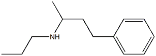 N-(1-methyl-3-phenylpropyl)-N-propylamine Structure