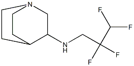 N-(2,2,3,3-tetrafluoropropyl)-1-azabicyclo[2.2.2]octan-3-amine 구조식 이미지