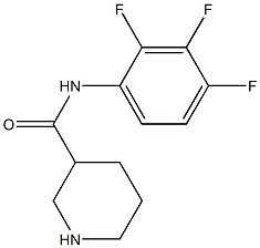 N-(2,3,4-trifluorophenyl)piperidine-3-carboxamide Structure