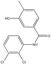 N-(2,3-dichlorophenyl)-3-hydroxy-4-methylbenzamide 구조식 이미지