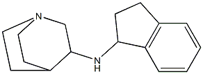 N-(2,3-dihydro-1H-inden-1-yl)-1-azabicyclo[2.2.2]octan-3-amine 구조식 이미지