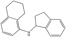 N-(2,3-dihydro-1H-inden-1-yl)-5,6,7,8-tetrahydronaphthalen-1-amine 구조식 이미지