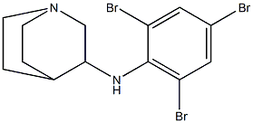 N-(2,4,6-tribromophenyl)-1-azabicyclo[2.2.2]octan-3-amine 구조식 이미지