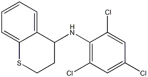 N-(2,4,6-trichlorophenyl)-3,4-dihydro-2H-1-benzothiopyran-4-amine Structure