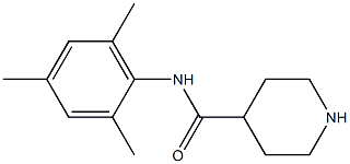 N-(2,4,6-trimethylphenyl)piperidine-4-carboxamide 구조식 이미지