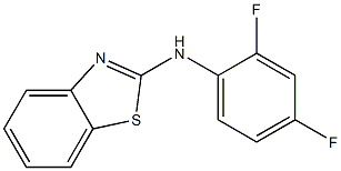 N-(2,4-difluorophenyl)-1,3-benzothiazol-2-amine Structure