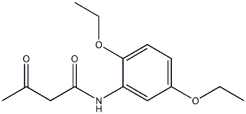 N-(2,5-diethoxyphenyl)-3-oxobutanamide 구조식 이미지