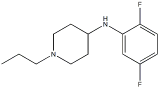 N-(2,5-difluorophenyl)-1-propylpiperidin-4-amine Structure