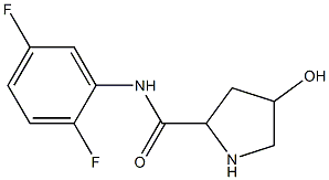 N-(2,5-difluorophenyl)-4-hydroxypyrrolidine-2-carboxamide Structure