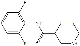 N-(2,6-difluorophenyl)piperidine-3-carboxamide 구조식 이미지