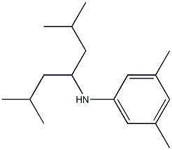 N-(2,6-dimethylheptan-4-yl)-3,5-dimethylaniline Structure