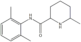 N-(2,6-dimethylphenyl)-6-methylpiperidine-2-carboxamide 구조식 이미지