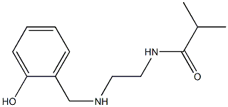 N-(2-{[(2-hydroxyphenyl)methyl]amino}ethyl)-2-methylpropanamide Structure