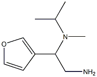 N-(2-amino-1-tetrahydrofuran-3-ylethyl)-N-isopropyl-N-methylamine 구조식 이미지