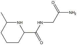 N-(2-amino-2-oxoethyl)-6-methylpiperidine-2-carboxamide 구조식 이미지