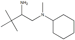 N-(2-amino-3,3-dimethylbutyl)-N-cyclohexyl-N-methylamine 구조식 이미지