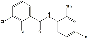 N-(2-amino-4-bromophenyl)-2,3-dichlorobenzamide 구조식 이미지
